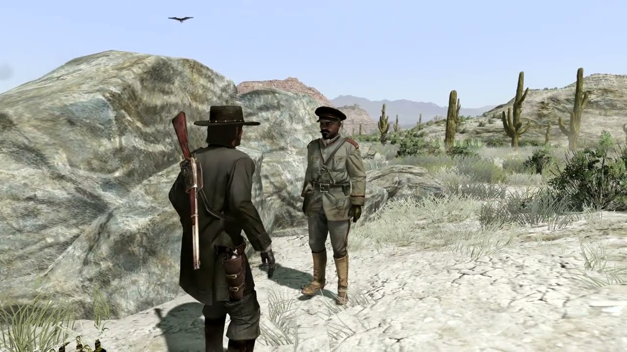 Helping the Mexican army in Nosalida: Red Dead Redemption