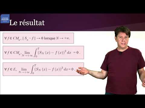 Vidéo: Quelle est l'application des séries de Fourier en ingénierie ?