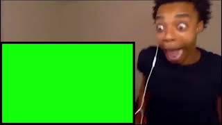 Футажи для видеомонтажа на зелёном фоне Парень в шоке от видео Man is shocked by Video Green Screen