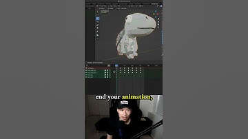 Fix Key Frame Issues & Looping Animations - making a 3d game character in Blender - 3.4: Dino Turtle
