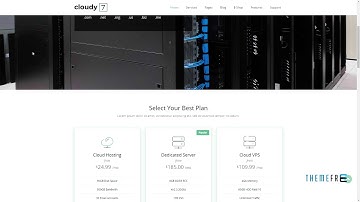 Cloudy 7 - Hosting Service and WHMCS WordPress Theme      Robbie Gord