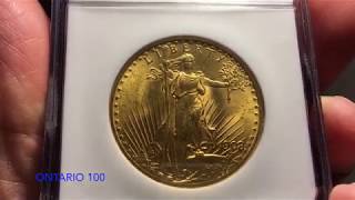 Pre 1933 Gold : The St. Gaudens $20 Gold Piece