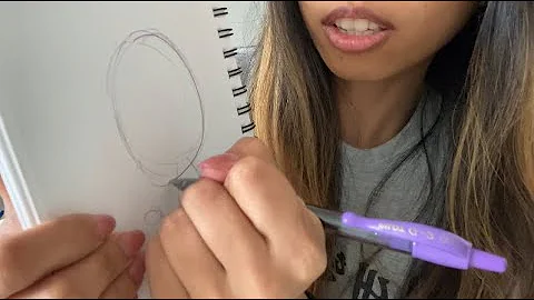 asmr drawing you in 3 minutes