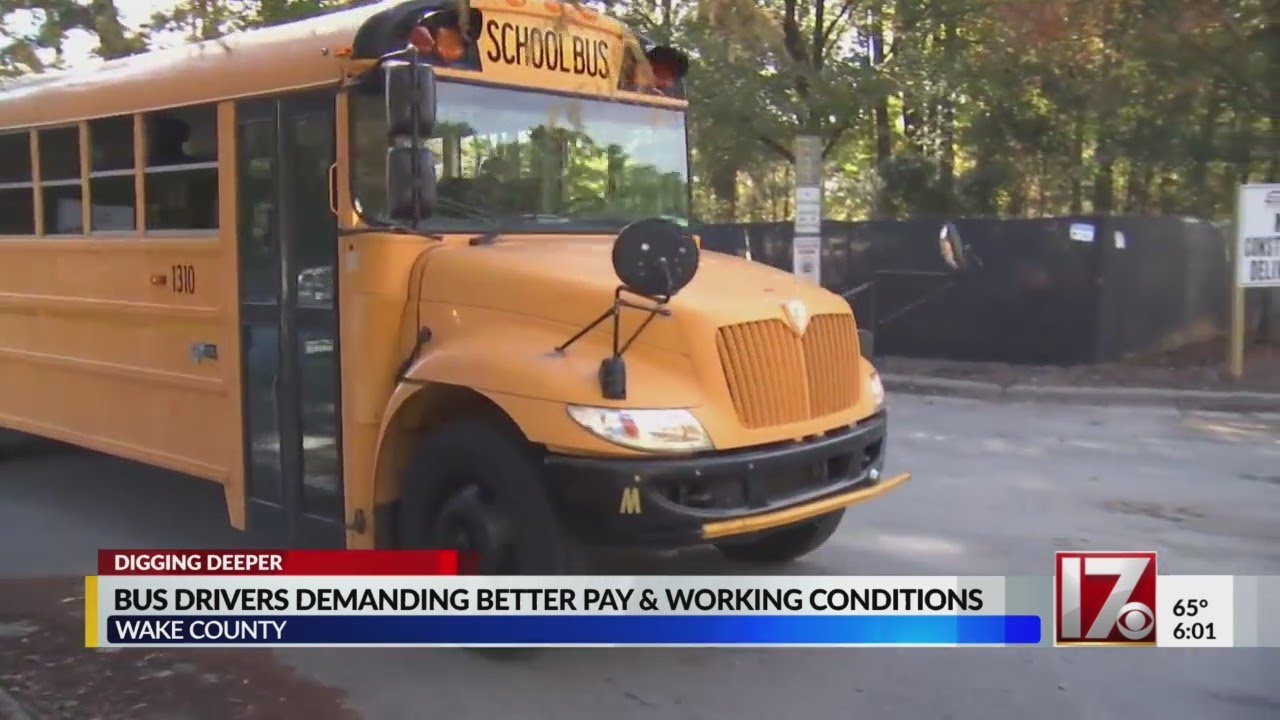 WCPSS: Be prepared for bus driver shortage Monday, too - YouTube