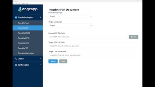 How to Translate PDF using Langzapp