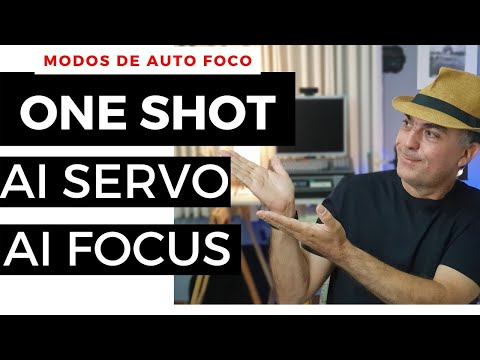 Tipos de Foco Fotografia ONE SHOT, AI  SERVO, AI FOCUS Canon DSLR