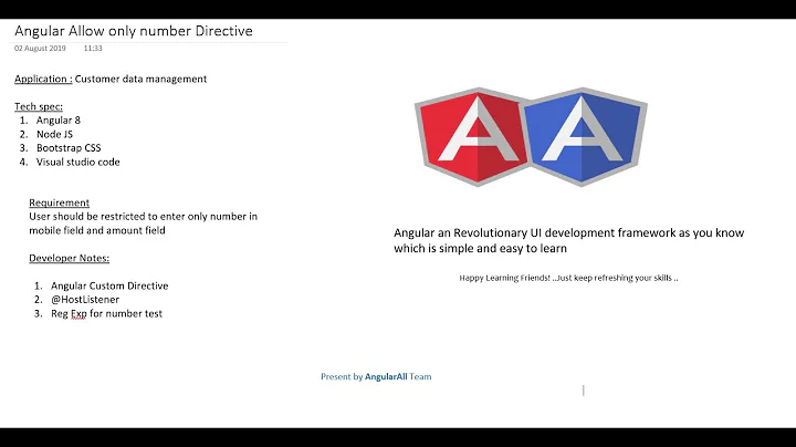 Angular Custom Directive- Allow Only Number/Decimal - User should be restricted to enter only number