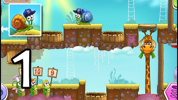 Snail Bob 3 - Level 1-10 Gameplay Walkthrough Part 1 (Android, iOS)