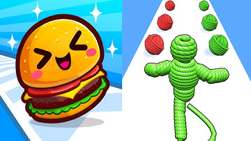 Rope Man VS Food Run 3D MAX Levels unlocked Speed Run Android iOS Trending GamePlay