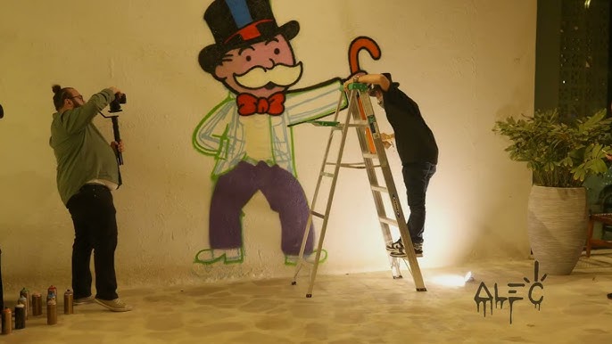 Street artist Alec Monopoly takes on Jacob & Co.'s Astronomia