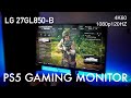 BEST PS5 GAMING MONITOR | LG 27GL850-B (4k60, 1080p at 120hz)