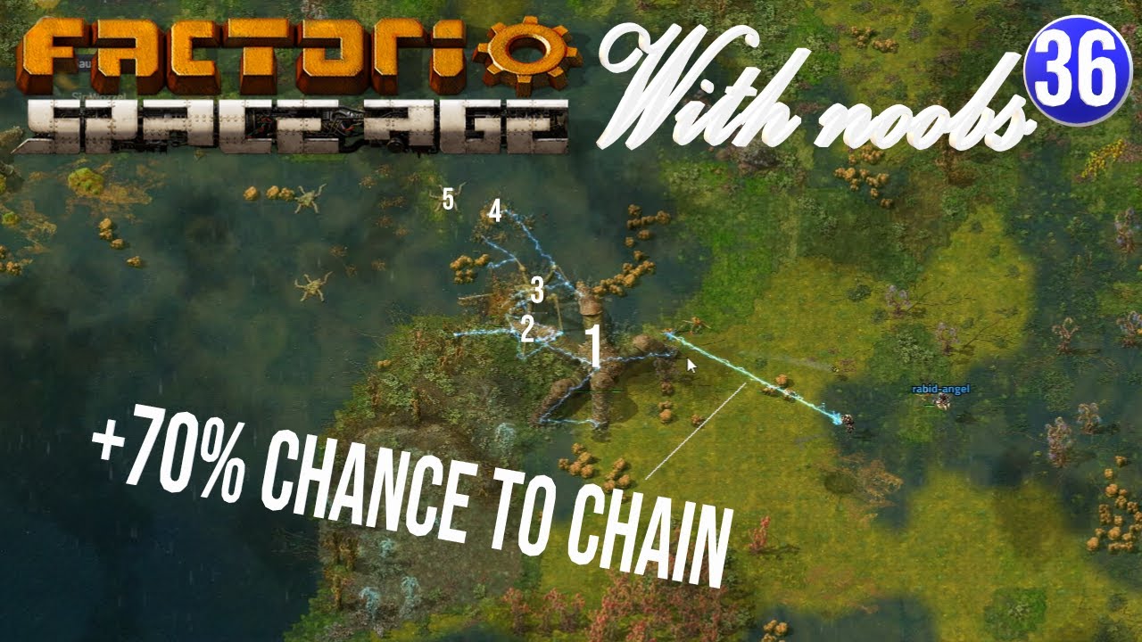 Electric Combat Upgrades are Fun (#36) | Factorio Space Age with Noobs ...