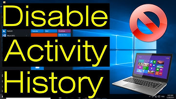 How to Disable Windows 10 Timeline Activity History