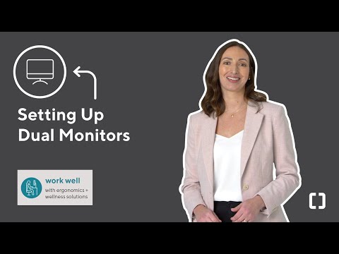 Top Tips For A Dual Monitor Ergonomic Set Up | Work Well | Staples Canada