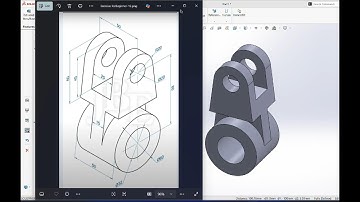 Solidworks Drawing Tutorial for Beginners Exercise-11 || #Solidworks2023