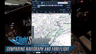 Microsoft Flight Simulator 2020: Comparing Navigraph, Foreflight Web and Foreflight EFB