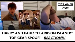 Americans React | HARRY AND PAUL | Clarkson Island | TOP GEAR | Reaction