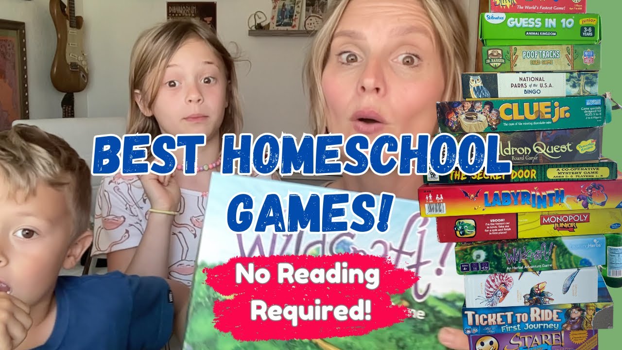 Favorite Homeschool Board Games! 4-7yo // Kids Top Picks!