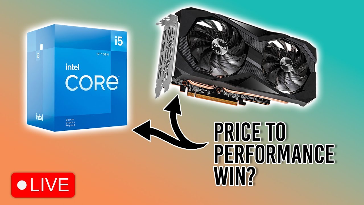 i5-12400f + RX 6600 Gaming PC LIVE Performance Testing! | 1080p +