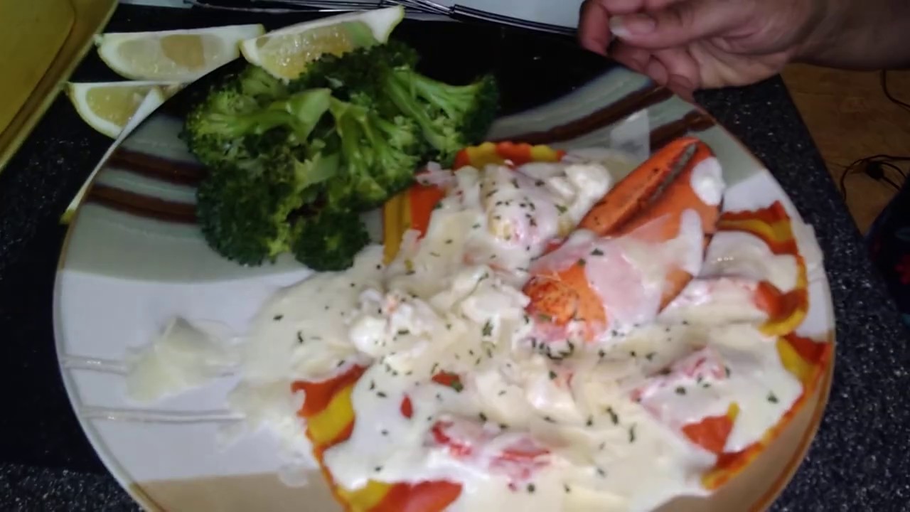 Lobster Ravioli Alfredo Cook With Me - YouTube
