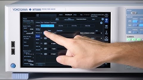 WT5000 Precision Power Analyzer - Reliable, Versatile and Simple