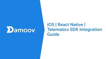 iOS React Native Telematics SDK Integration Guide