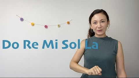 Solfege Exercise on Do Re Mi Sol La