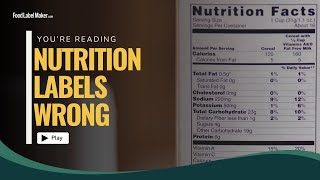 How to Read a Nutrition Facts Label: A 60 Second Guide