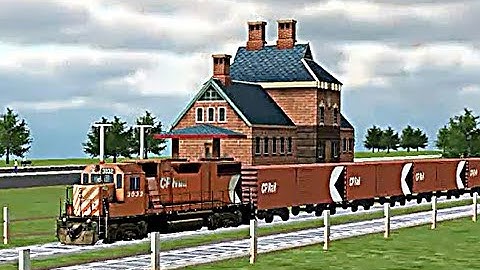 Train Sim - Southern England using EMD GP38 - Simulasi Kereta Api