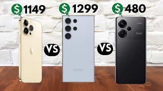 iPhone 15 Pro Max vs Samsung S24 Ultra vs Xiaomi Redmi Note Pro 13+: Which One Has the Best Price?