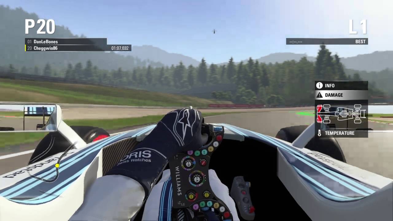 DZ roughnecks race night, Cheggwin86 1st time on g29