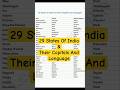 States Of India Nad Their Capitals And Languages #india #states #viralshorts @LearnwithMFR