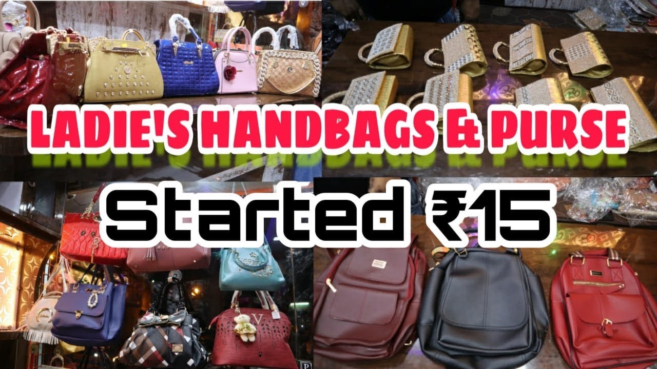 Ladies Purse Wholesale Market in Mumbai | Women's Bag Manufacturing Factory  | Purse, Bag Collection - YouTube