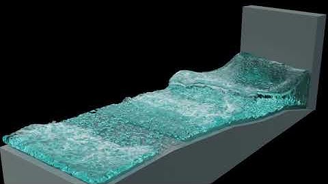 waves simulation using mantaflow in blender 2.8