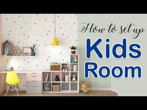 kids room set up