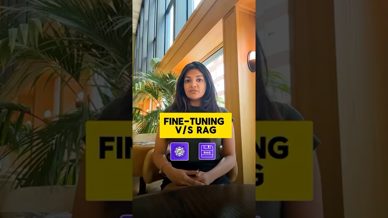 Fine-tuning versus RAG #aiwithaish