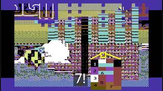The C64 polychrome raycaster Seven colour challenge!!!!