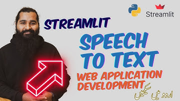Speech to text Streamlit Application development