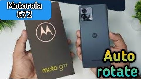 How to enable auto Rotate in Motorola G72,Auto Rotate Screen Enable in Motorola G72,