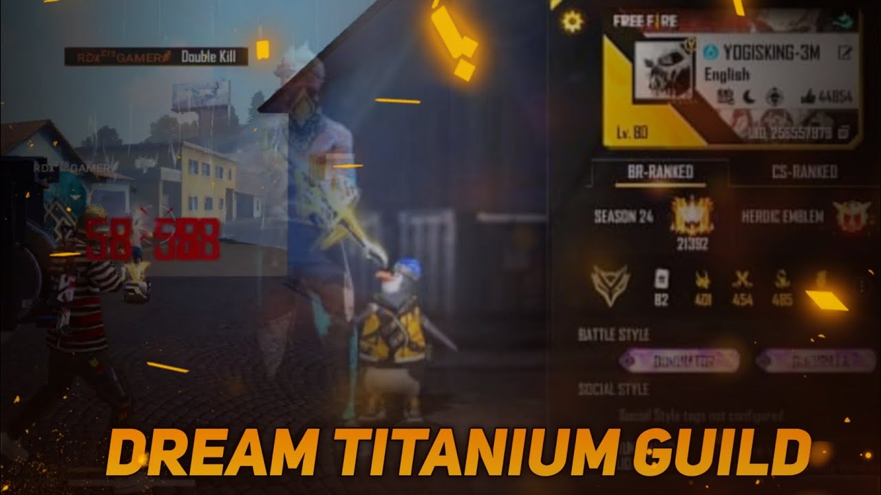 My Dream Titanium Army 2.0 | Free Fire Guild Test | @DEATHWISHLIVE @TITANIUMGAMEROFFICIAL