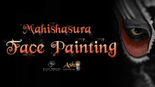 Mahishasur Face Painting