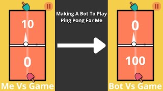 Simple Ai Destroys Pong Game
