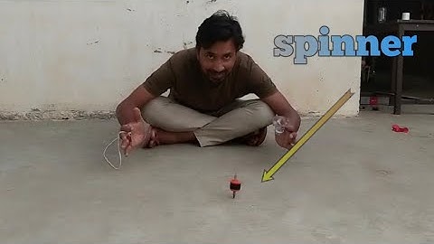 Making high speed spinner at home using water bottle cap
