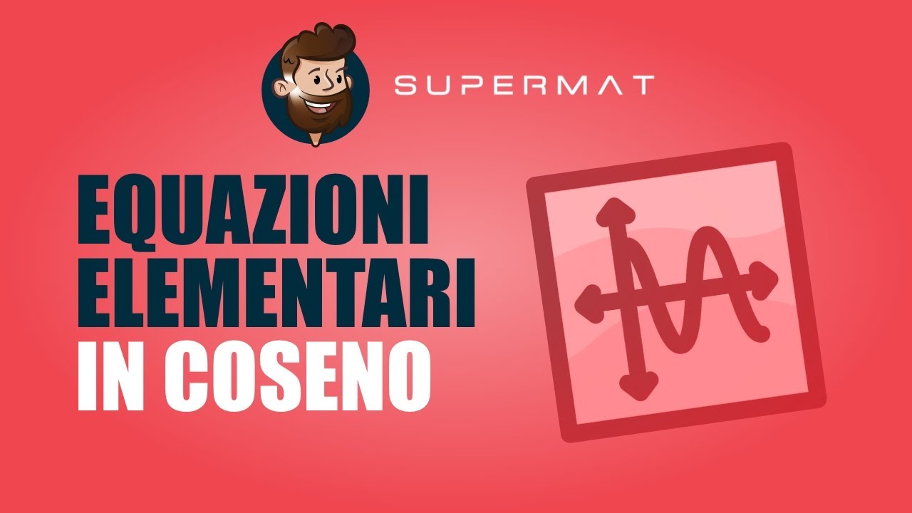 Come risolvere EQUAZIONI GONIOMETRICHE ELEMENTARI in COSENO - Esercizi Svolti