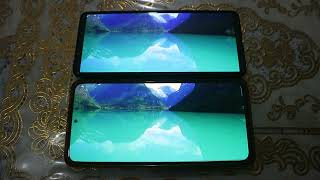 Xiaomi Redmi Note 10 Pro VS SONYY XPERIA 1 MARK 3 DISPLAY AMOLOLED VS OLED #OLED #AMOLED #SONY