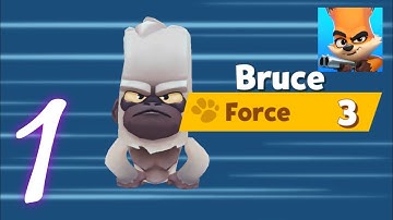 Zooba  Zoo Battle Arena - Gameplay Walkthrough Part 1 - BRUCE (iOS, Android)
