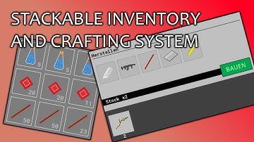 Stackable Inventory and Crafting System Testing [GameMaker Studio 2]