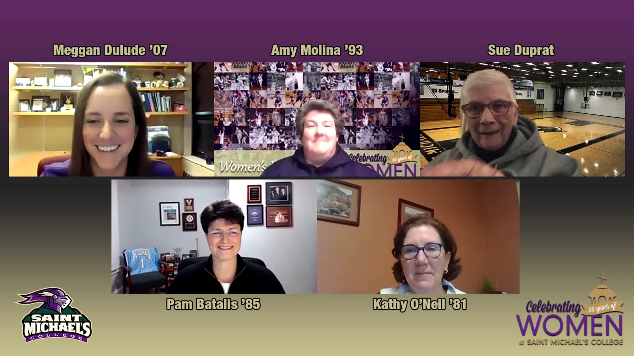 Women's Athletics History Roundtable 50 Years of Women at Saint