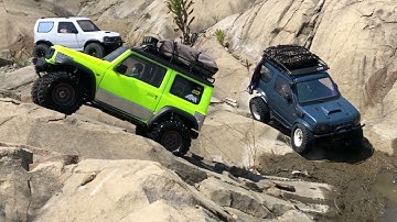 RC Jimny散歩 MST CMX CFX オープンデフ[Open diff] 登るまで諦めないもんシリーズ 2021.05.30🇯🇵