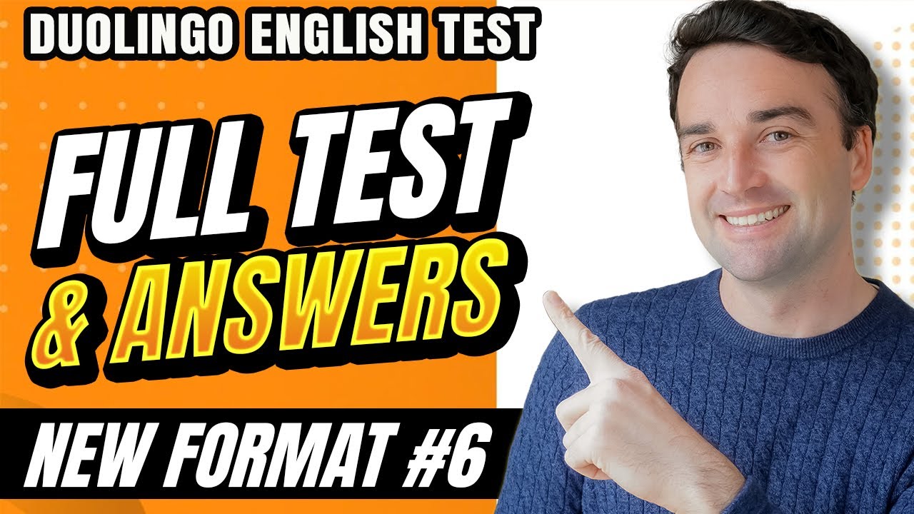 Duolingo English Test 6 Full Practice Test! YouTube
